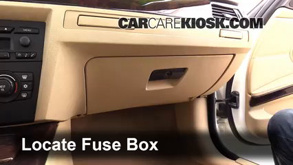 Interior Fuse Box Location: 2006-2013 BMW 325i - 2006 BMW 325i 3.0L 6 Cyl.